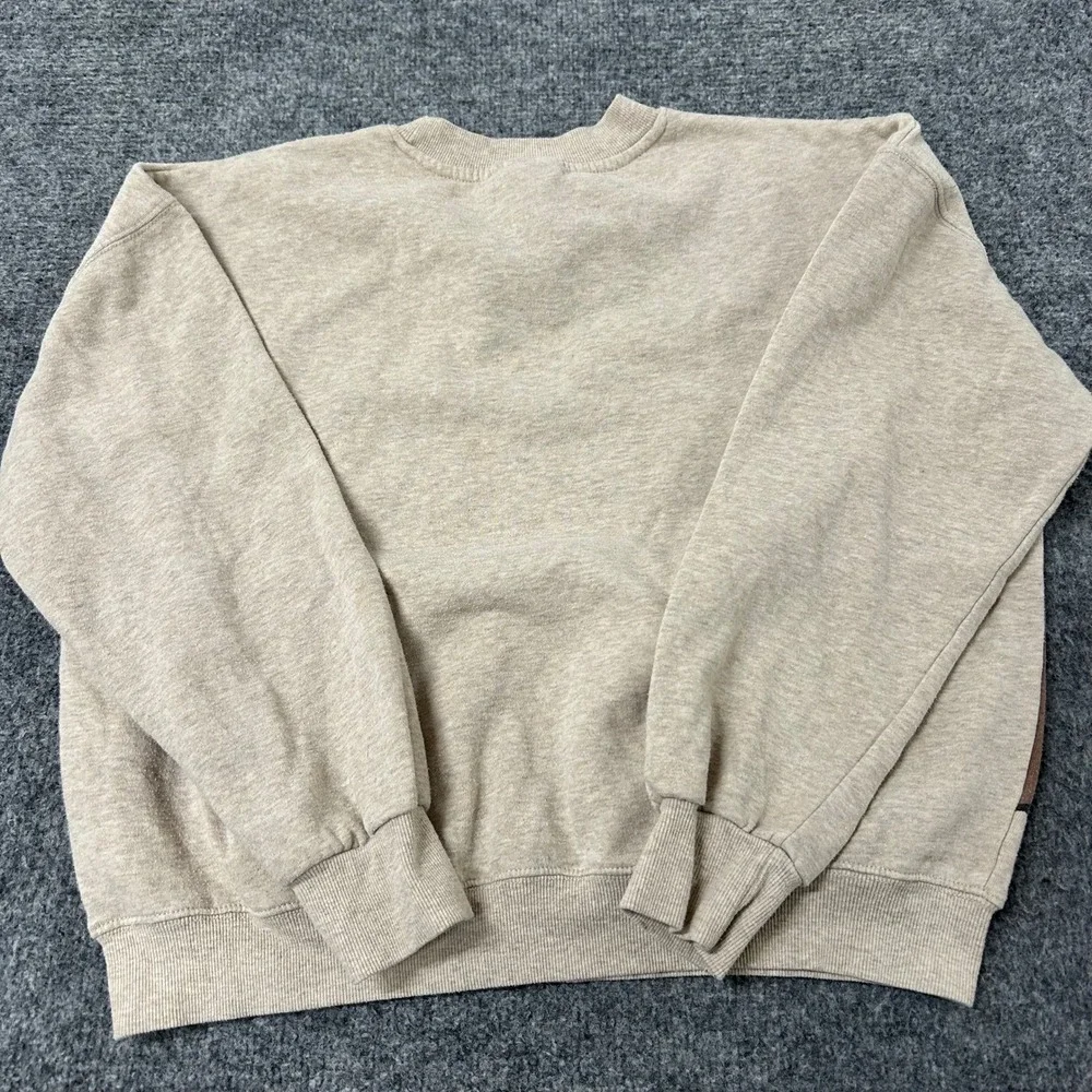 Disney Sweatshirt Womens Size M Tan Chip 'n Dale Graphic Pullover Crewneck